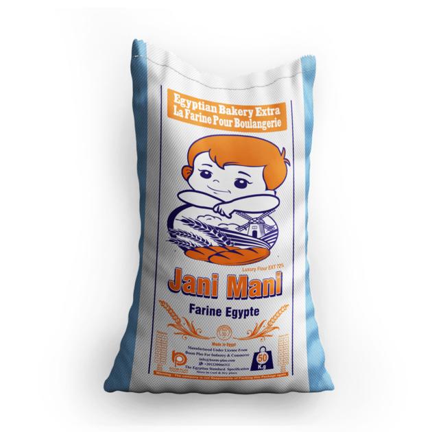 White Wheat Flour Jani Mani Brand / Healthy Wheat Flour / Natural Ingredient