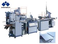 Automatic rigid paperboard rigid box making machine