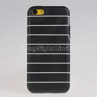 Stripe TPU Soft Back Case Cover  For iPhone 5C