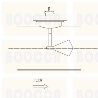 Weirity cone-shaped flow meter WF30-13 plug type