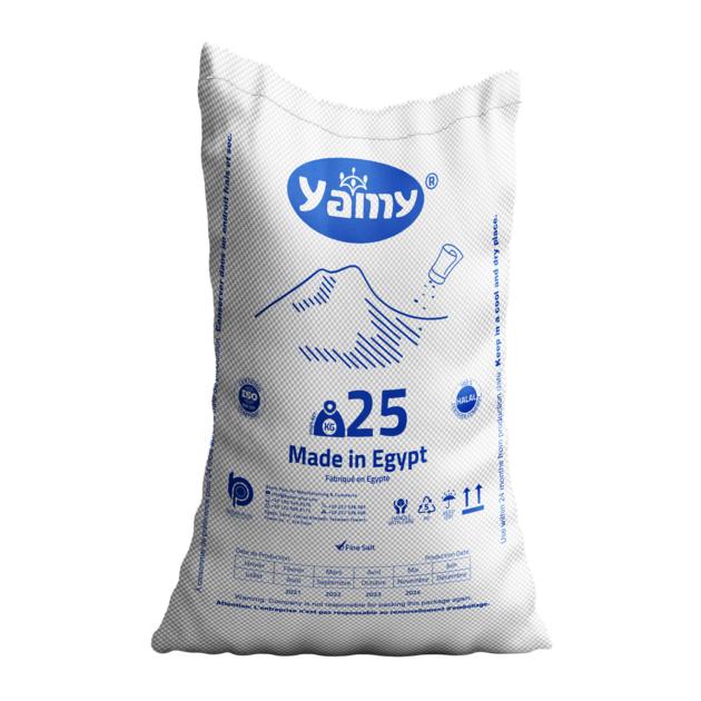 Yamy Blue 25kg Egyptian Fine Salt Premium Iodized Salt 