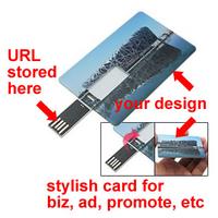 Plug the key into USB port on computer, and show the preset URL in web browser instantly; great tool