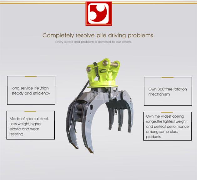 BYKL 14 Hydraulic Grapple Excavator Accessories