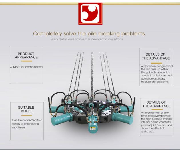 4models Add 4 Connections Hydraulic Pile