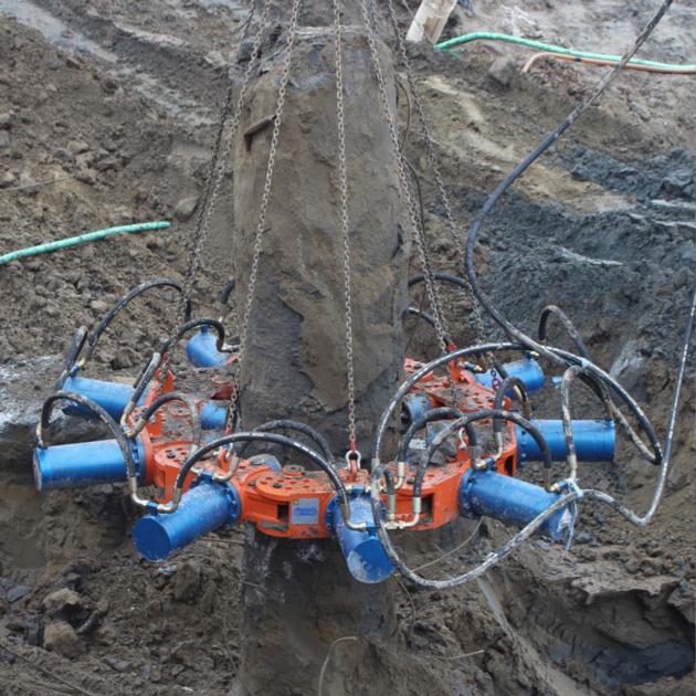 Hydraulic Round Pile Breaker