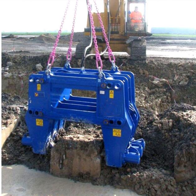 Even Wall Hydraulic Pile Breaker