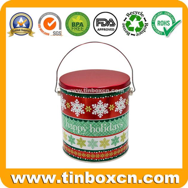 1 Gallon Gourmet Popcorn Tin with Handle