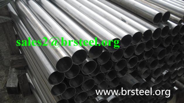 black painting erw steel pipe 