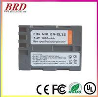 1800mAh for nikon ENEL3e EN-EL3e generic camera batteries