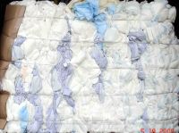 Adult grade diapers, baled seconds