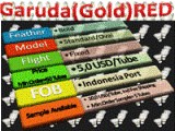 garuda gold red