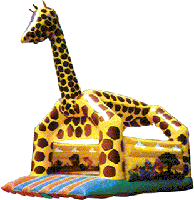 Giraffe Giant Bouncy Castle