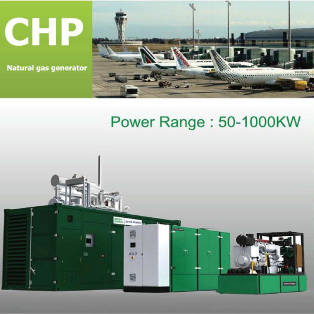 500kw gas generator set & CHP system