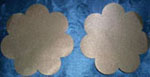 Adhesive satin fabric nipple covers nipple pads breast nipple petals breast pads