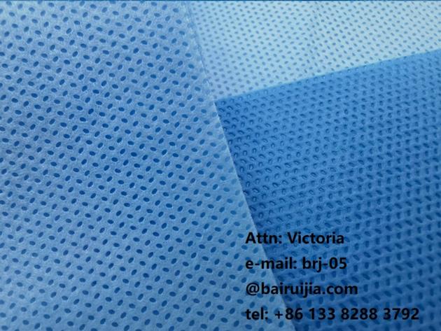 sms non woven fabric manufacturer hot sell sms nonwoven fabric for surgical gown
