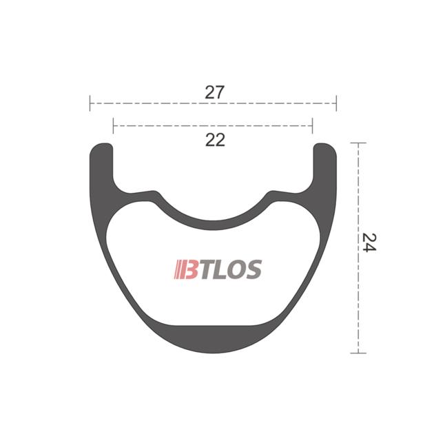 BTLOS Cross-country trail carbon rims M-i22