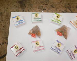 triangle tea bag