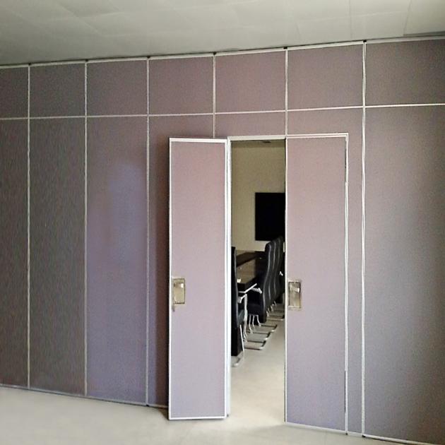 Interior Decorative Aluminium Operable Office Partition Wall 