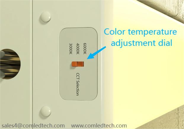 LED Batten Lighting Emergency Tri-color Linear Luminaire 