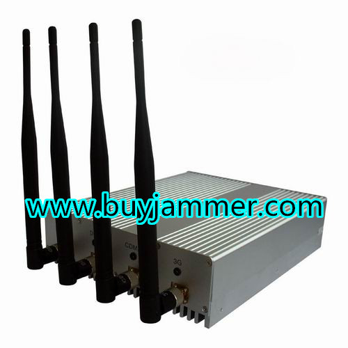 4 Antenna Cell Phone Signal Blocker with Remote Control