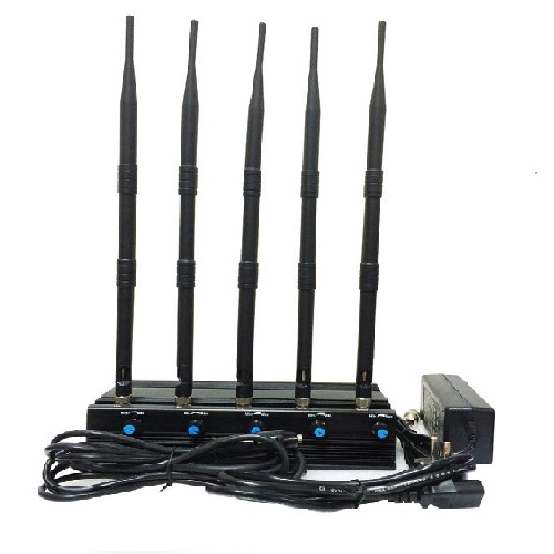 Adjustable 5.2G/5.8G 2.4G WIFI Jammer With 4 Antennas