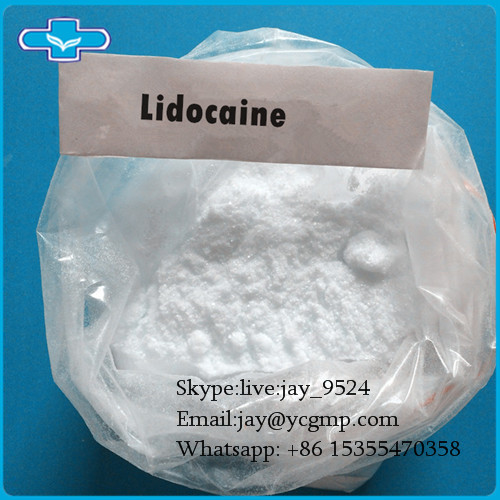 Local Anesthetic Raw Powder Lidocaine Base with Excllent Effect CAS 137-58-6 jay at ycgmp dot com 