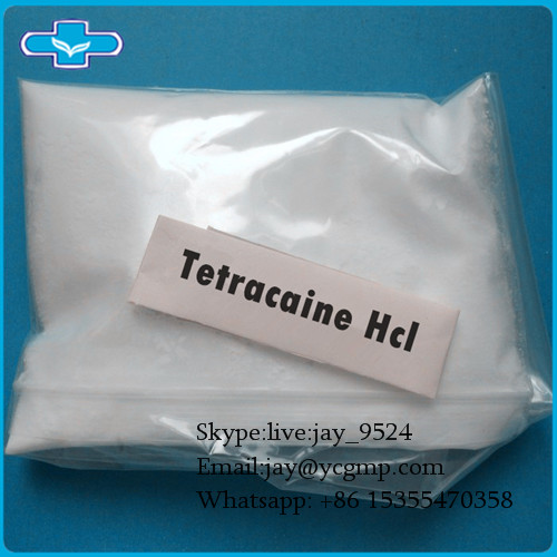 Local Anesthetic Agents Tetracaine HCl CAS 136-47-0 Pain Killer jay at ycgmp dot com