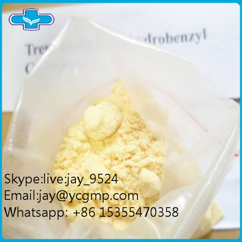 99% Yellow  Steroids Powder Parabolan For Male Trenbolone Cyclohexylmethylcarbonate CAS 23454-33-3