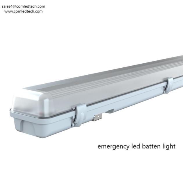 4FT Warehouse LED Linear Lighting Vapor Tight Luminaire with Emergency and Sensor Dimming Function