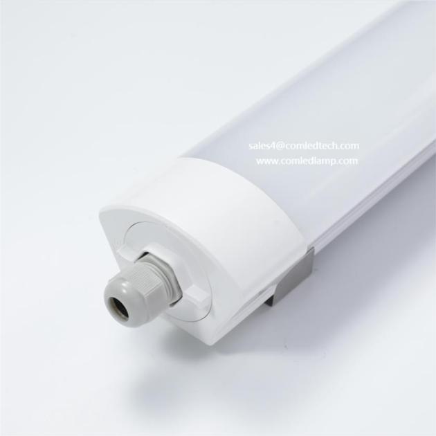 IP66 IK10 vapor proof LED linear luminaire with  openable knob design easy for installation
