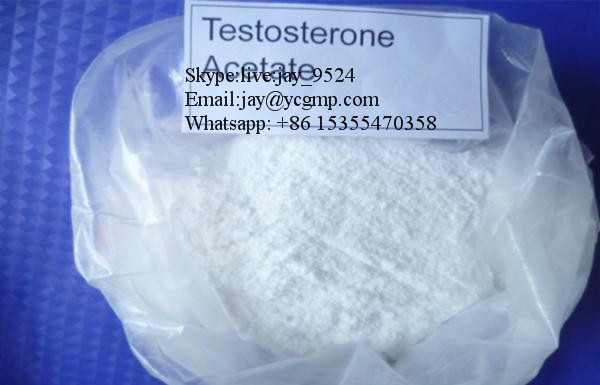 99% Purity CAS 1045-69-8 Healthy Testosterone Acetate Safe Steroids powder For Muscle Gain