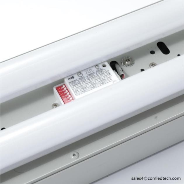 IK10 Double Tubes LED Lighting Fixture easy for installation linear led batten lighting luminaire