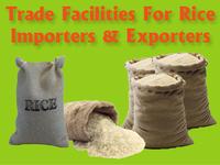 Get Trade Facilities for Rice Importers & Exporters
