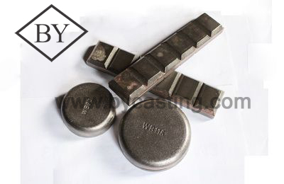 Mining equipment wear parts Chocky bars /wear button chocky bar chockblocks for Bucket protection