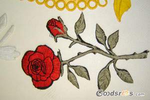 Rose Design Embroidery