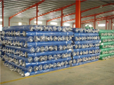 Green color new HDPE with UV debris net for safety use 