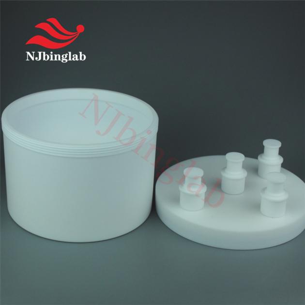 PTFE 2L Flat Bottom Reaction Vessel