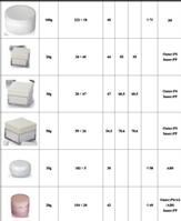 Square Cosmetic Jar,Acrylic Jar,Plastic Jar