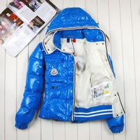 100% new moncler womens down jacket,sky blue,freeshipping