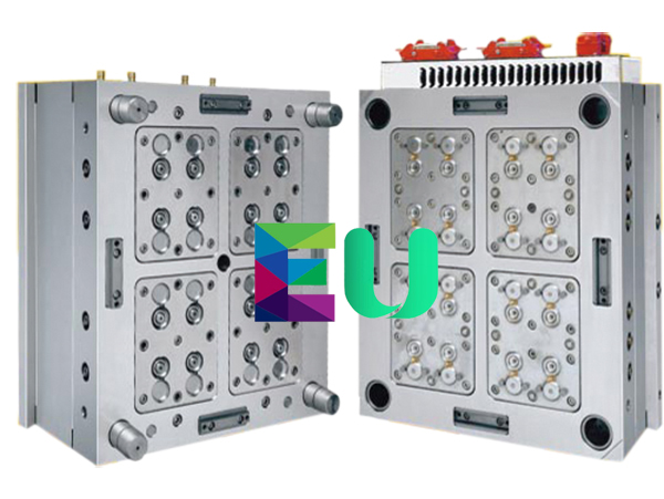 16 Cavities Plastic Injection Flip Top Cap Mould 