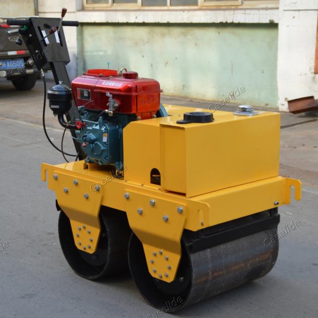 High quality cheap price double drum 1 ton vibratory road roller for sale