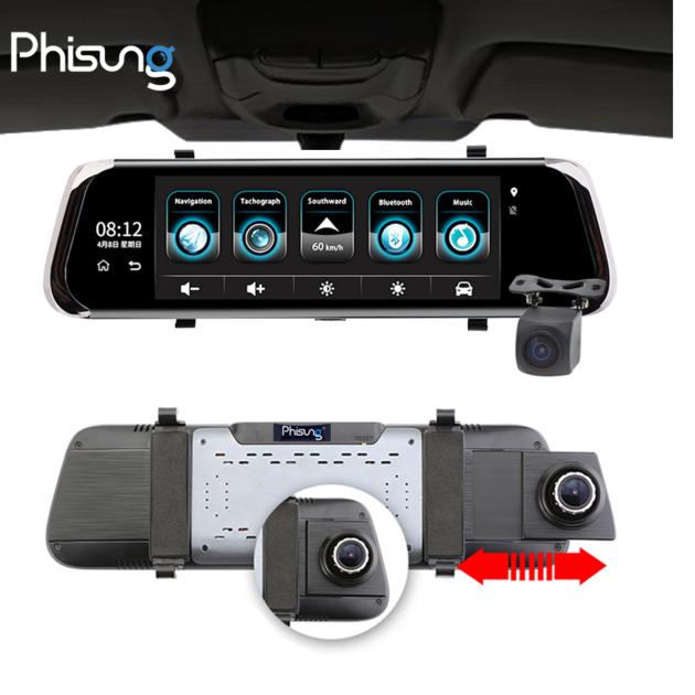 10" ADAS 4G rearview mirror car DVR