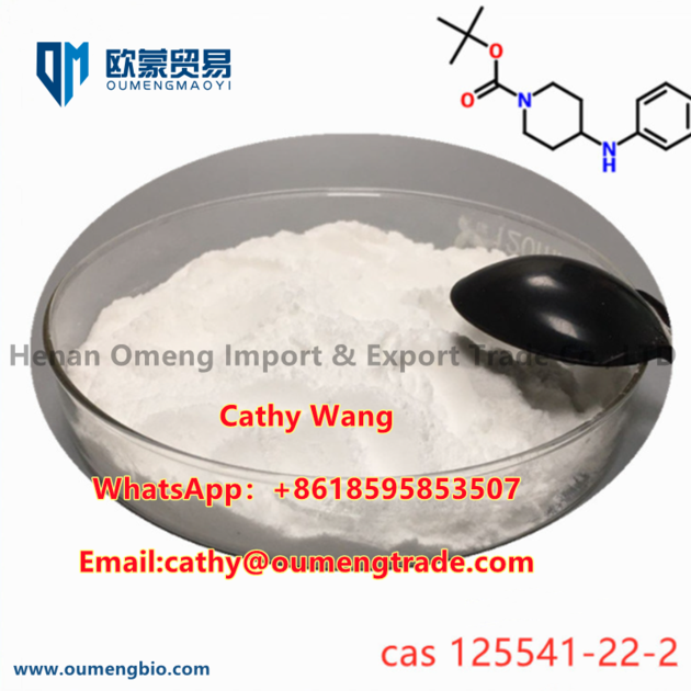 CAS 125541-22-2 99% Purity 1-N-Boc-4-(Phenylamino)piperidine Factory Price Whats：+8618595853507