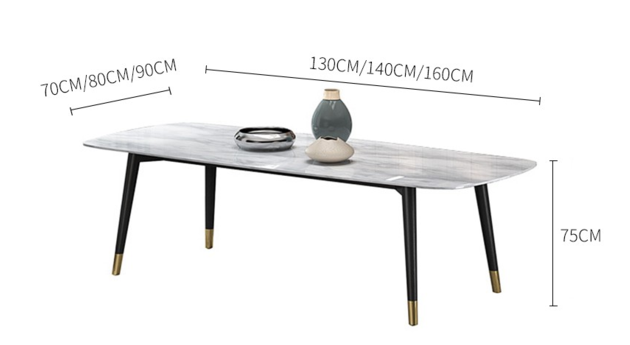 Luxury Modern Center Table Carrara White