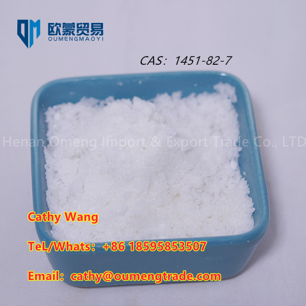 CAS 1451-82-7  Shiny Fluffy phenacetin whats:+8618595853507