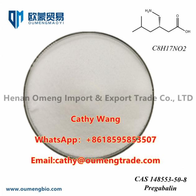 CAS 148553-50-8 Pregabalin 99% Purity Factory Price Whats：+8618595853507