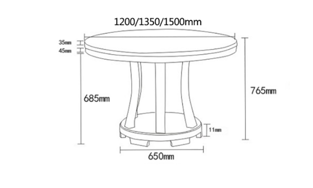 China Cheap Marble Top Dining Table