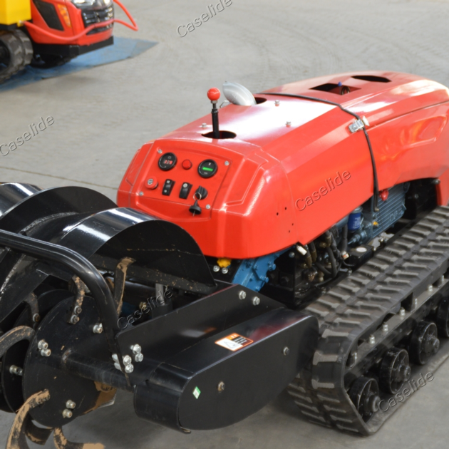 Farm use tractor trencher machine Remote trenching machine for sale