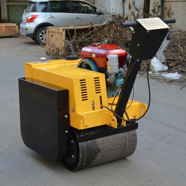 Hand Road Roller Double Drum Vibrating