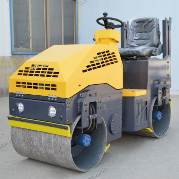  Price of 1.5t small roller small double drum roller KYL-Z700Q Price of 1.5t small roller small doub